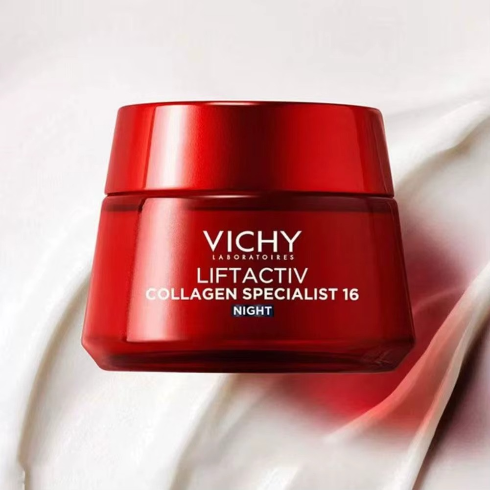 Vichy Crème de Nuit au Collagène – Raffermissante & Anti-Âge, 50m