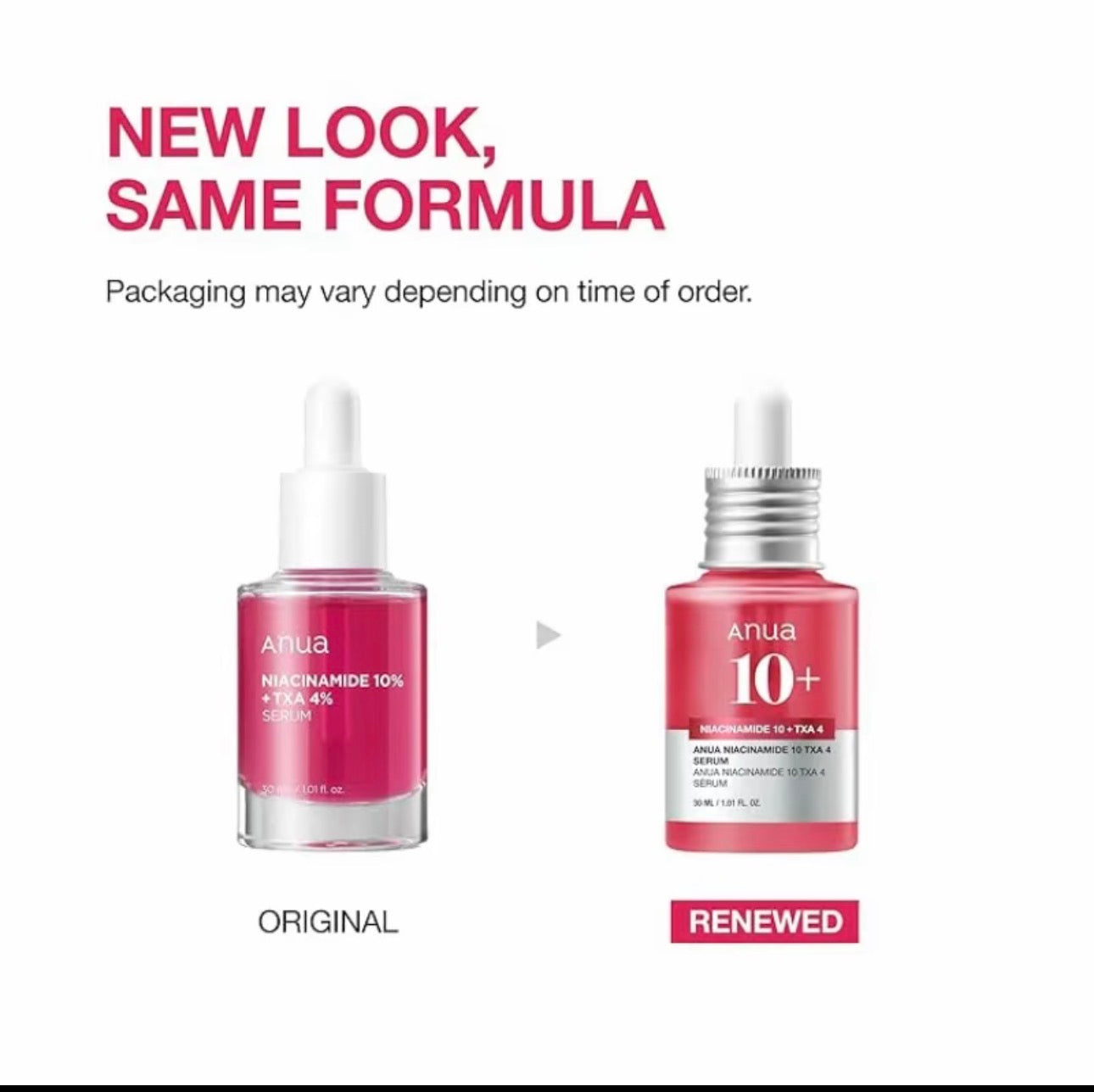 ANUA - Niacinamide 10% + TXA 4% Serum 30 ML   Sérum visage