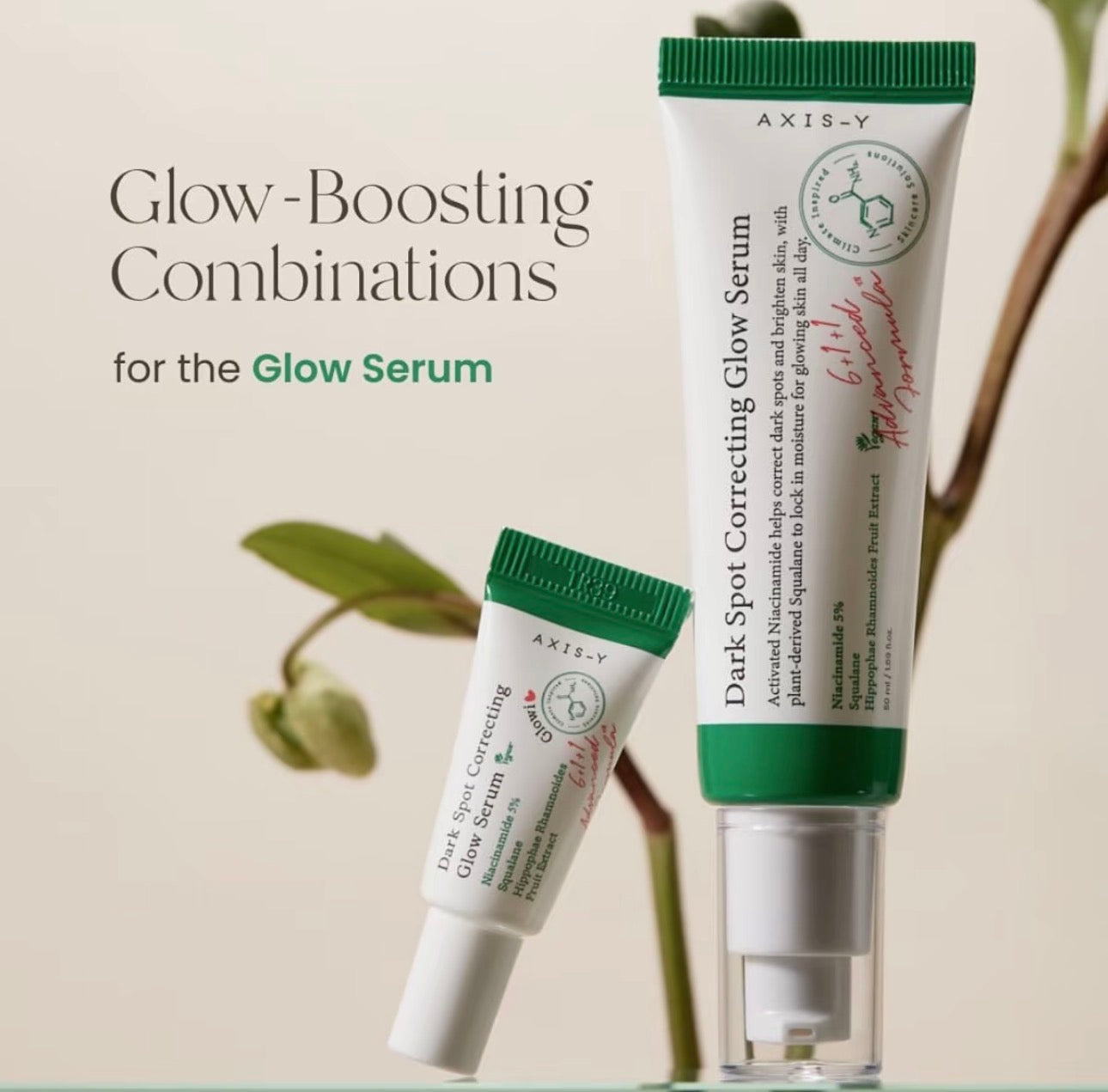 AXIS - Y Dark Spot Correcting Glow Serum 50ML - Sérum correcteur anti-taches & éclat – Peau plus lumineuse et uniforme