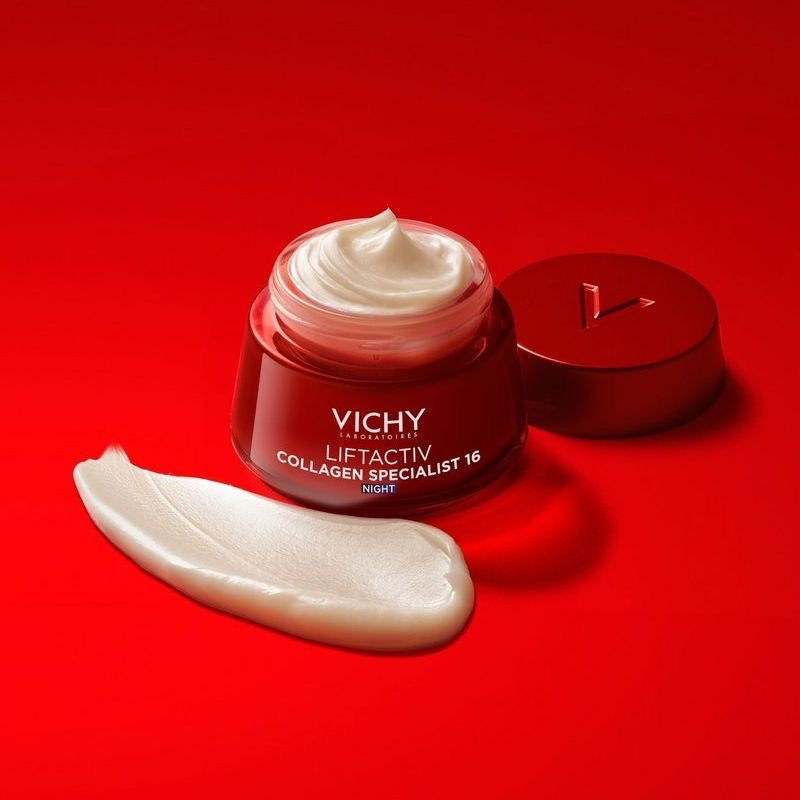 Vichy Crème de Nuit au Collagène – Raffermissante & Anti-Âge, 50m
