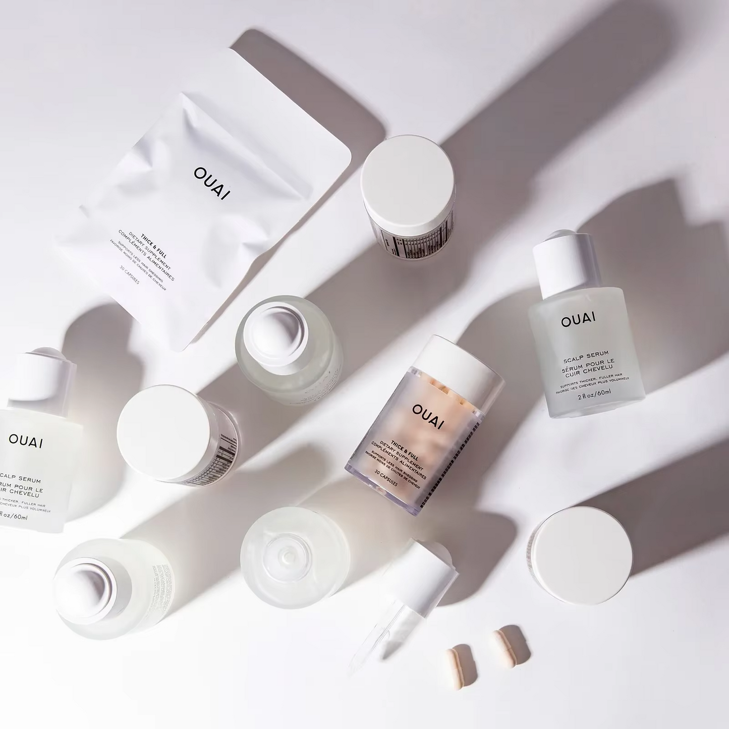 OUAI Sérum Équilibrant pour le Cuir Chevelu – Hydratation, Densité & Cheveux Plus Épais, 60 ml