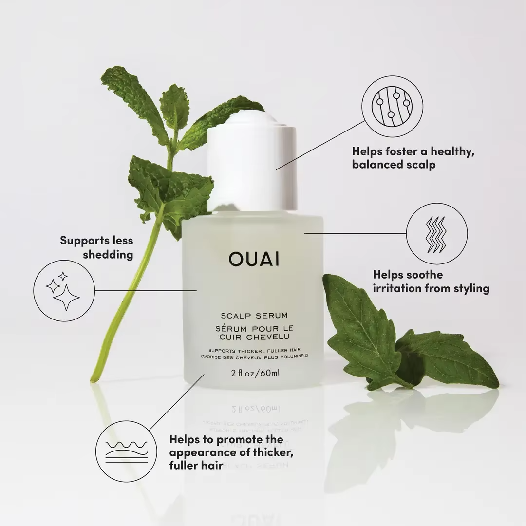 OUAI Sérum Équilibrant pour le Cuir Chevelu – Hydratation, Densité & Cheveux Plus Épais, 60 ml