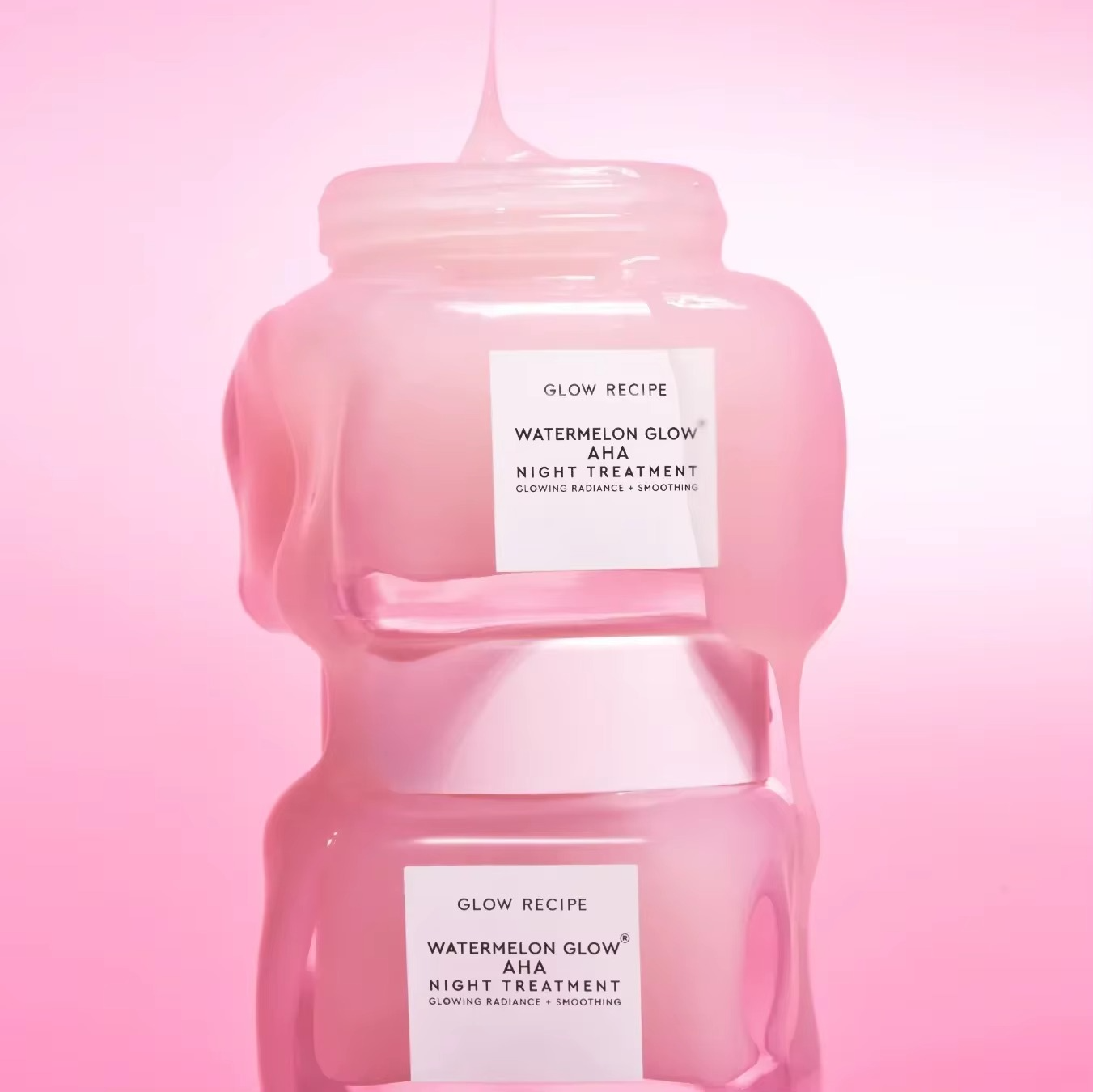 Glow Recipe – Crème de Nuit Lissante AHA, Acide Hyaluronique & Niacinamide 60ml