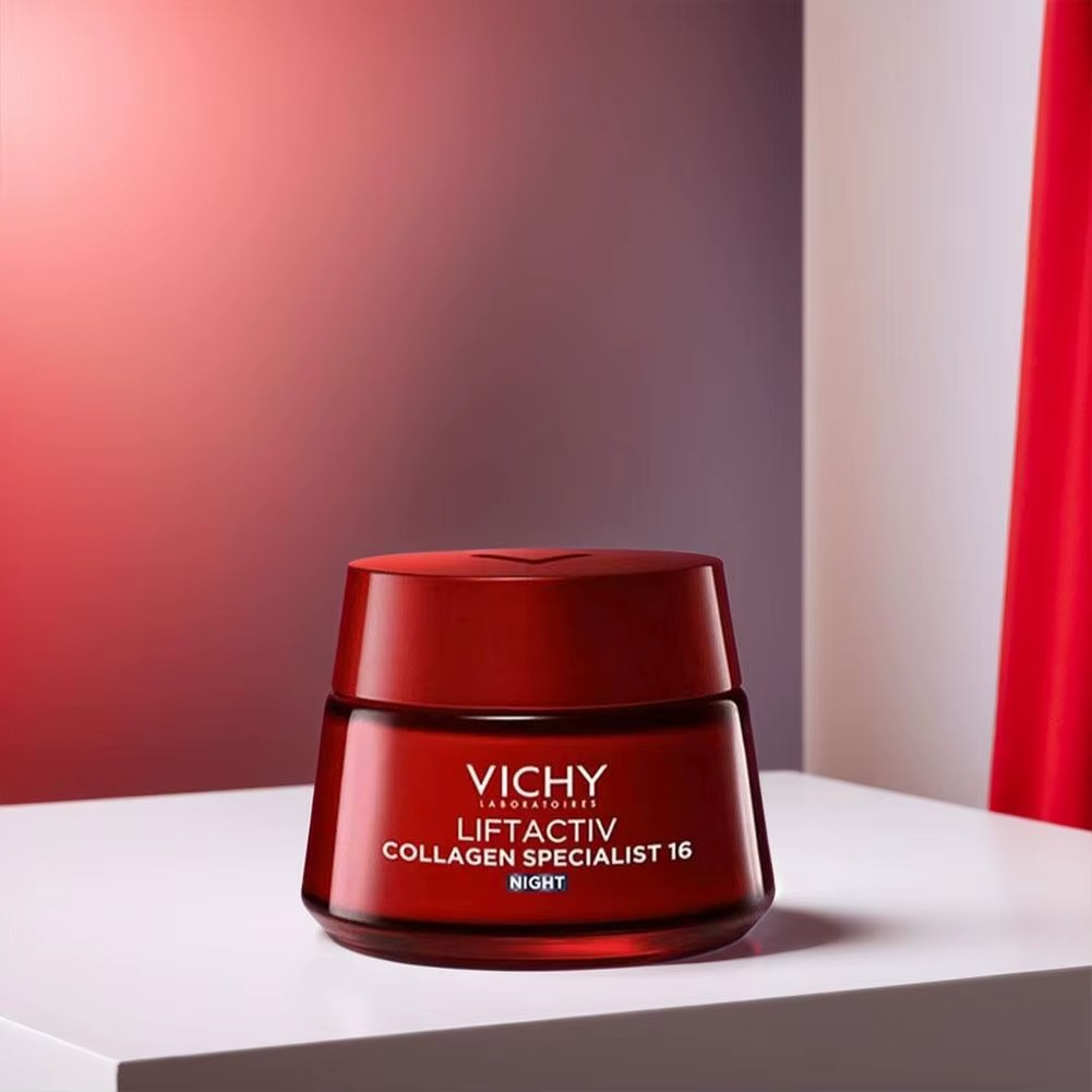 Vichy Crème de Nuit au Collagène – Raffermissante & Anti-Âge, 50m